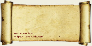 Isidor Karamarković vizit kartica